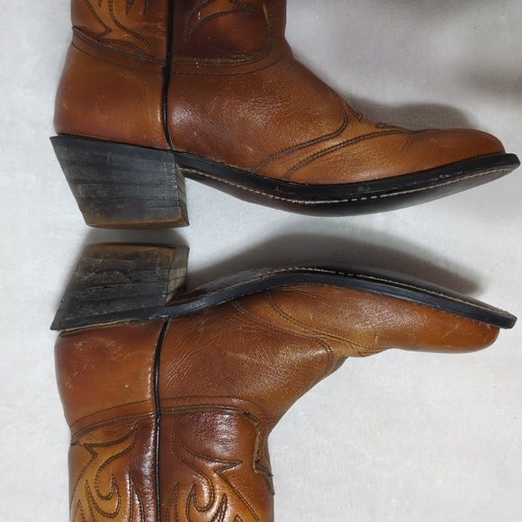 ~~SOLD~~Texas Brand Leather Boots - Picture 4 of 7